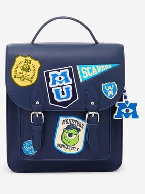 New NWT Disney Pixar Monsters University Patches Backpack BoxLunch Exc SOLD OUT